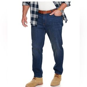 Sonoma 🆕 Men's Everyday Jeans  40 W x 36 L Straight Leg regular fit Dark Stone